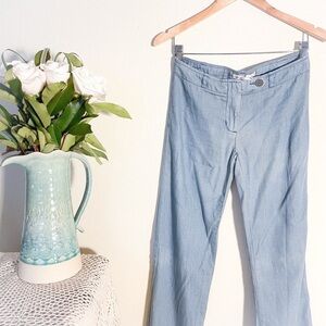 BCBGeneration Wide Leg Light Blue Pants